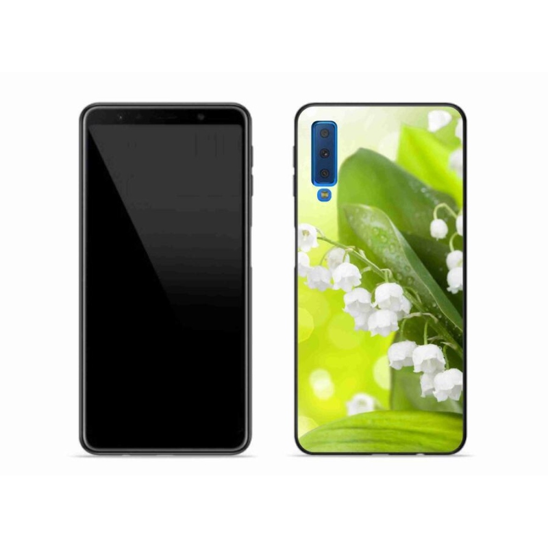 Gelový kryt mmCase na mobil Samsung Galaxy A7 (2018) - konvalinka