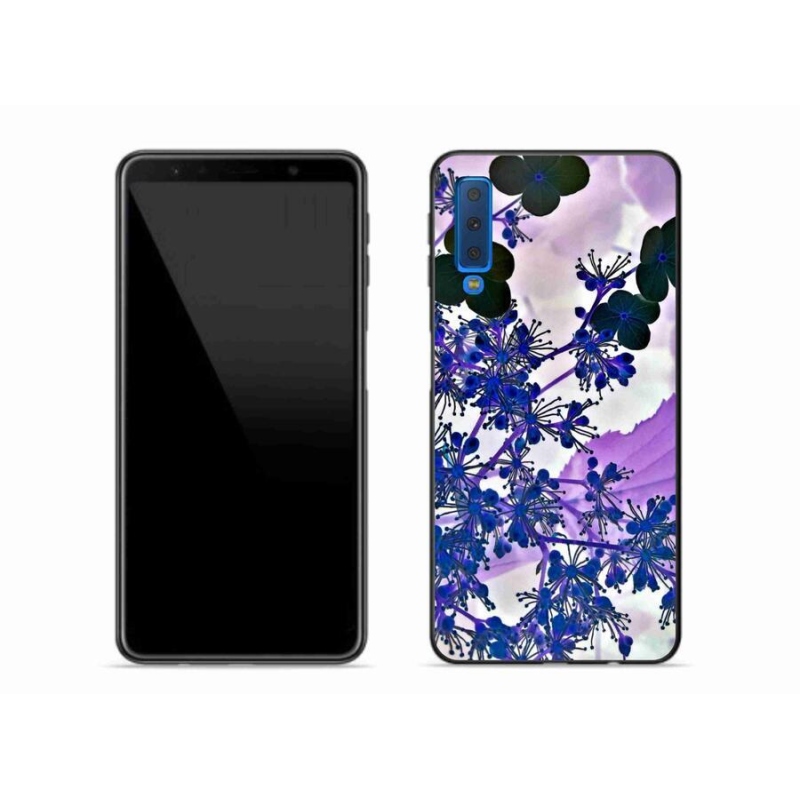 Gelový kryt mmCase na mobil Samsung Galaxy A7 (2018) - květ hortenzie