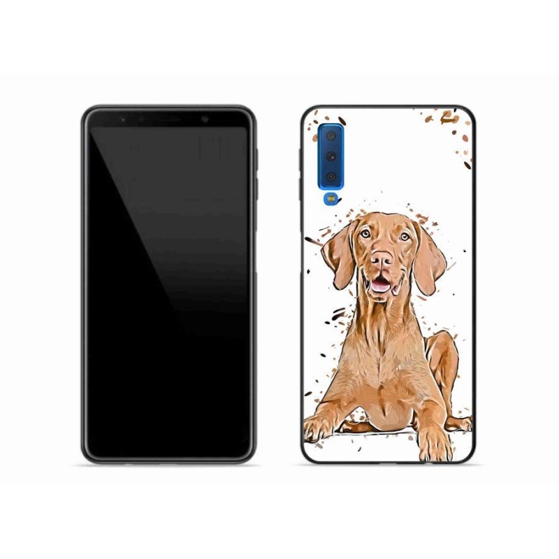 Gelový kryt mmCase na mobil Samsung Galaxy A7 (2018) - maďar