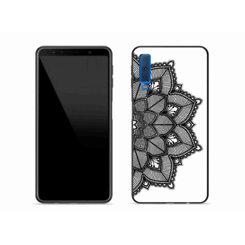 Gelový kryt mmCase na mobil Samsung Galaxy A7 (2018) - mandala