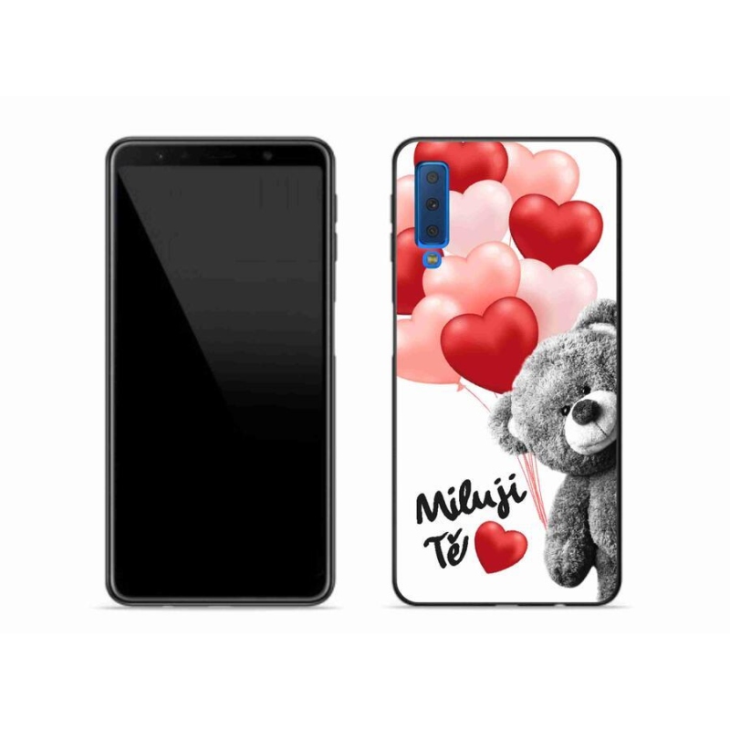 Gelový kryt mmCase na mobil Samsung Galaxy A7 (2018) - miluji Tě