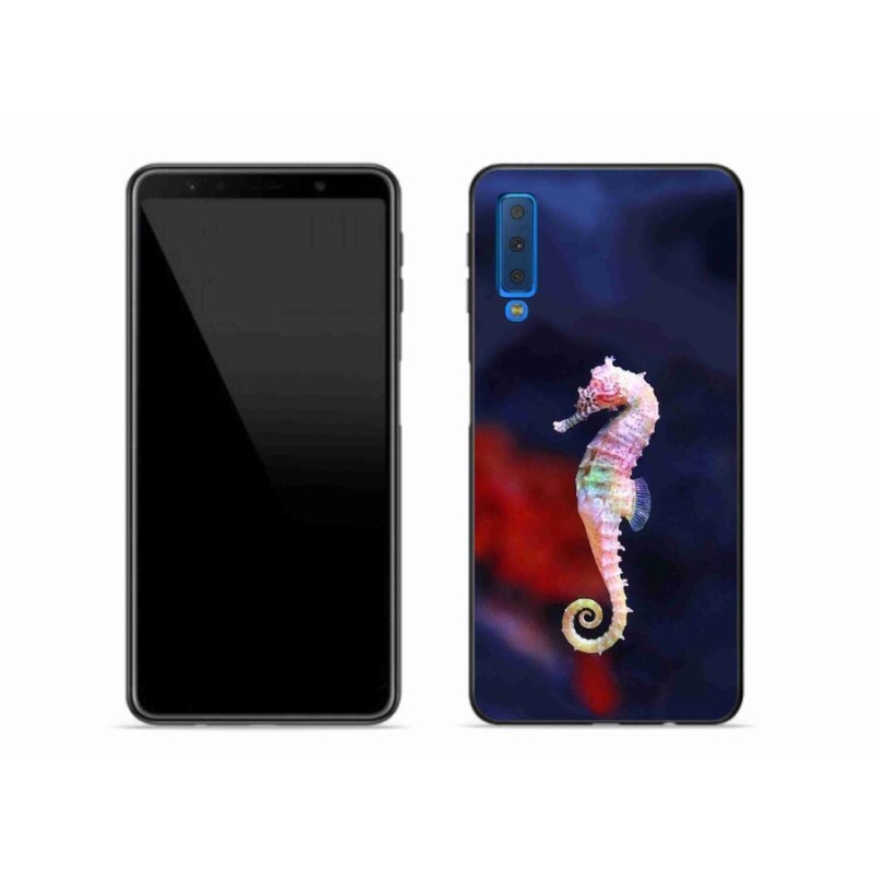 Gelový kryt mmCase na mobil Samsung Galaxy A7 (2018) - mořský koník
