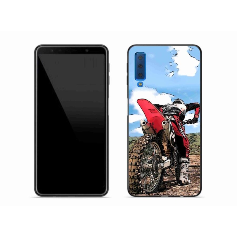 Gelový kryt mmCase na mobil Samsung Galaxy A7 (2018) - moto