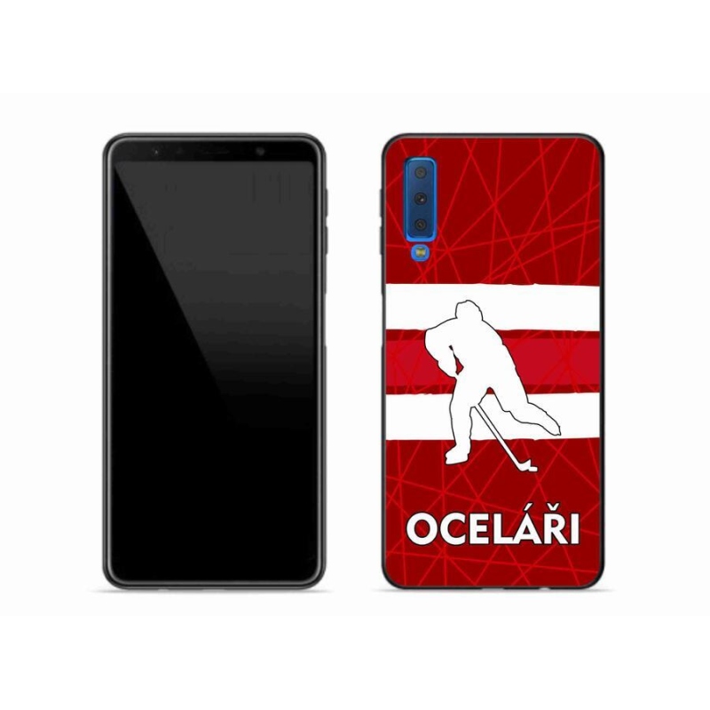 Gelový kryt mmCase na mobil Samsung Galaxy A7 (2018) - Oceláři