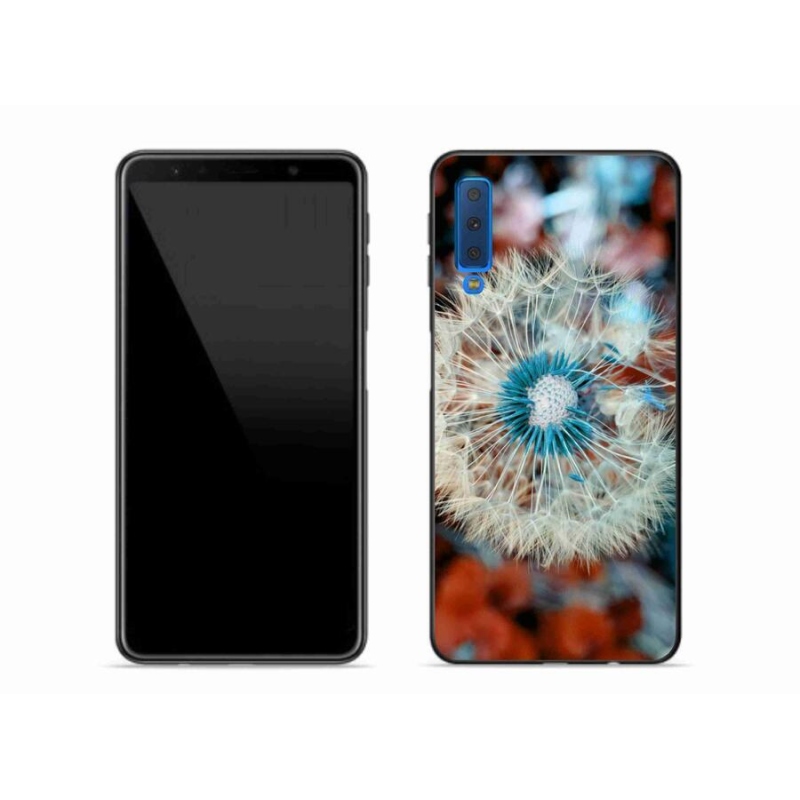Gelový kryt mmCase na mobil Samsung Galaxy A7 (2018) - odkvetlá pampeliška 1