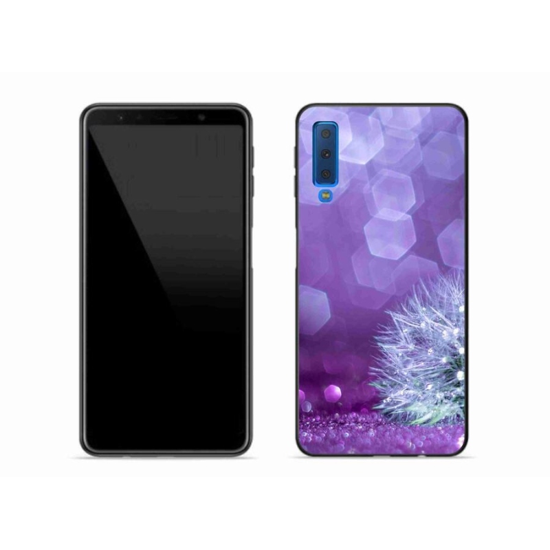 Gelový kryt mmCase na mobil Samsung Galaxy A7 (2018) - odkvetlá pampeliška 2