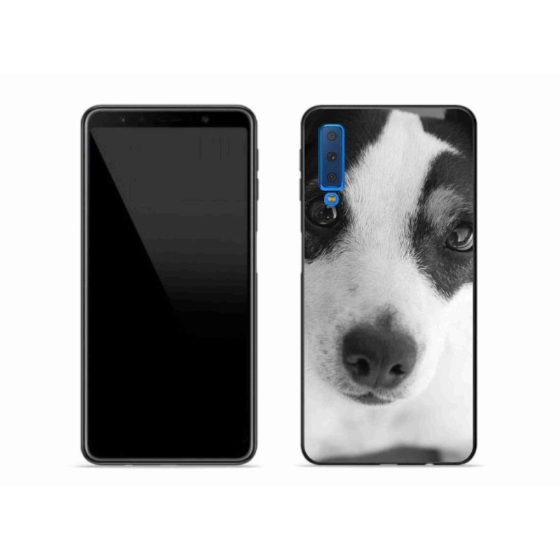 Gelový kryt mmCase na mobil Samsung Galaxy A7 (2018) - pes