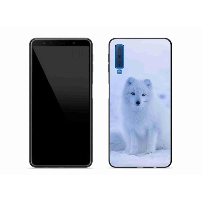 Gelový kryt mmCase na mobil Samsung Galaxy A7 (2018) - polární liška