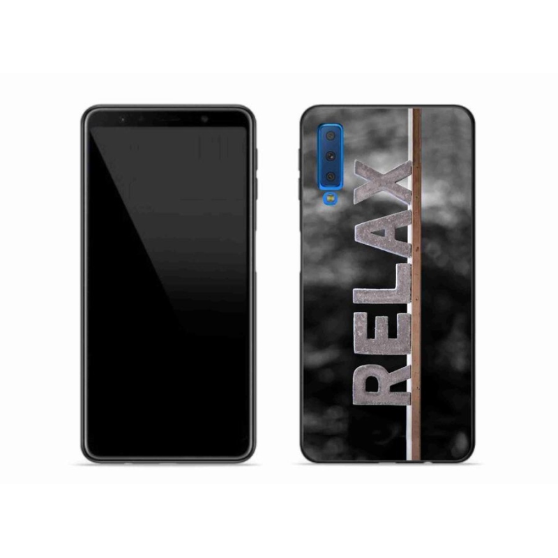 Gelový kryt mmCase na mobil Samsung Galaxy A7 (2018) - relax 1
