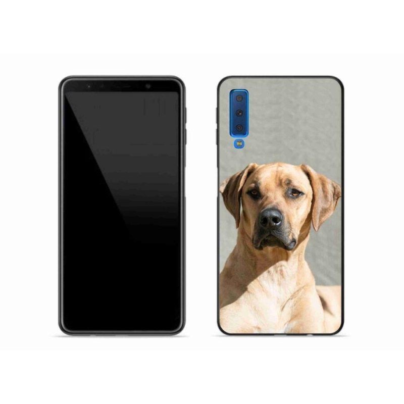 Gelový kryt mmCase na mobil Samsung Galaxy A7 (2018) - ridgeback