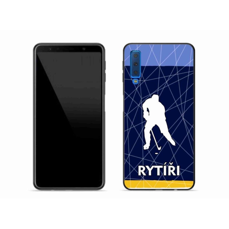 Gelový kryt mmCase na mobil Samsung Galaxy A7 (2018) - Rytíři