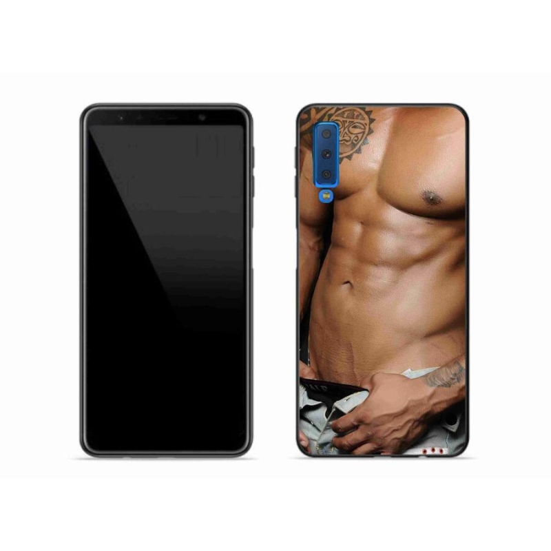 Gelový kryt mmCase na mobil Samsung Galaxy A7 (2018) - sexy muž