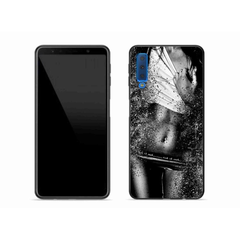 Gelový kryt mmCase na mobil Samsung Galaxy A7 (2018) - sexy žena 1