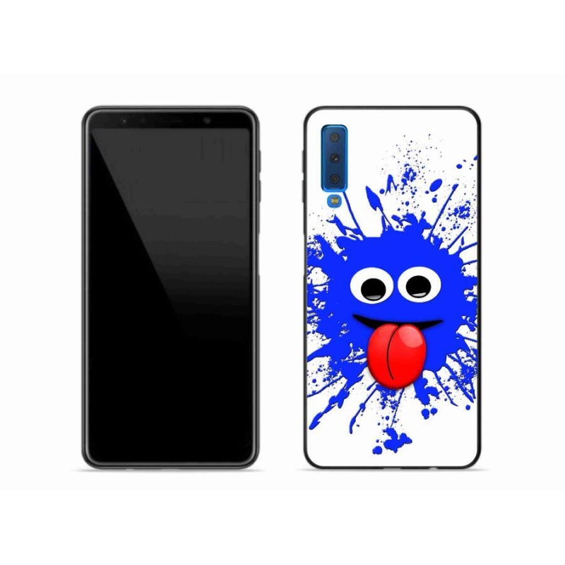 Gelový kryt mmCase na mobil Samsung Galaxy A7 (2018) - strašidlo