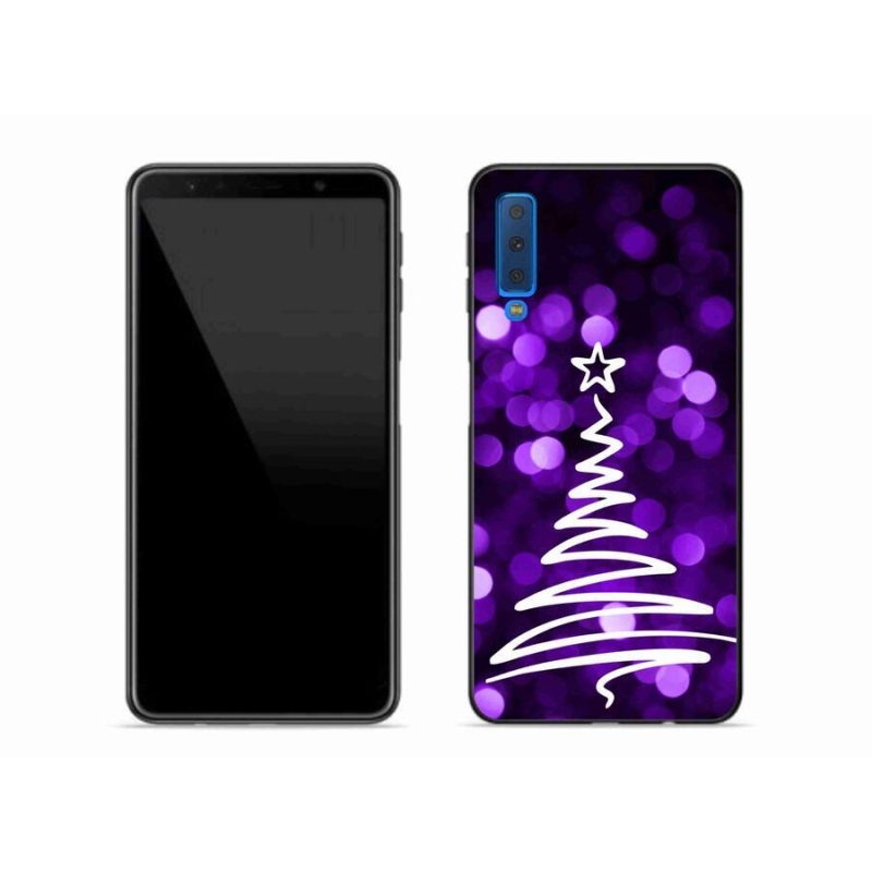 Gelový kryt mmCase na mobil Samsung Galaxy A7 (2018) - stromek