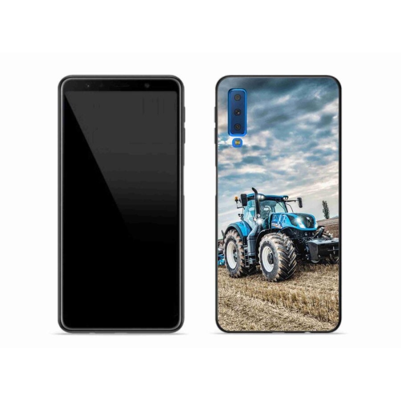 Gelový kryt mmCase na mobil Samsung Galaxy A7 (2018) - traktor 2