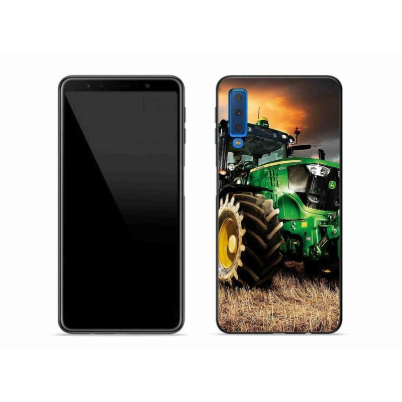 Gelový kryt mmCase na mobil Samsung Galaxy A7 (2018) - traktor