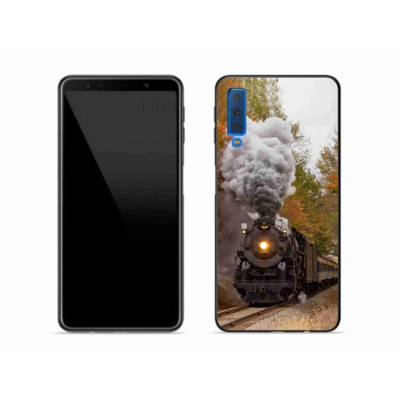 Gelový kryt mmCase na mobil Samsung Galaxy A7 (2018) - vlak 1