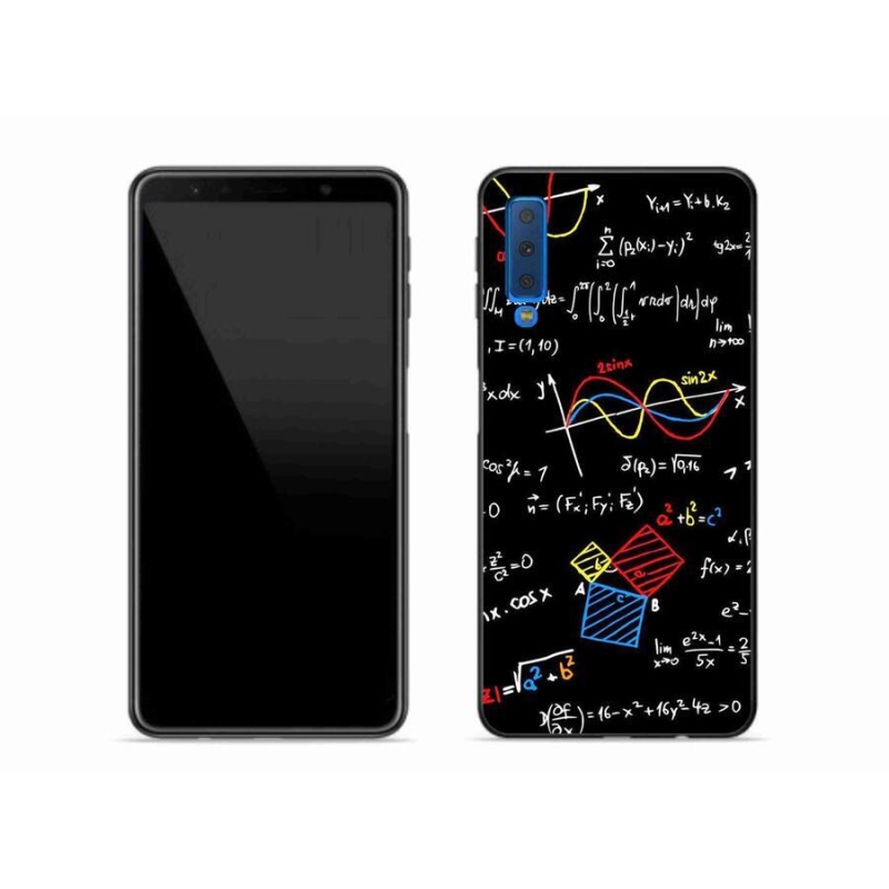 Gelový kryt mmCase na mobil Samsung Galaxy A7 (2018) - vzorečky