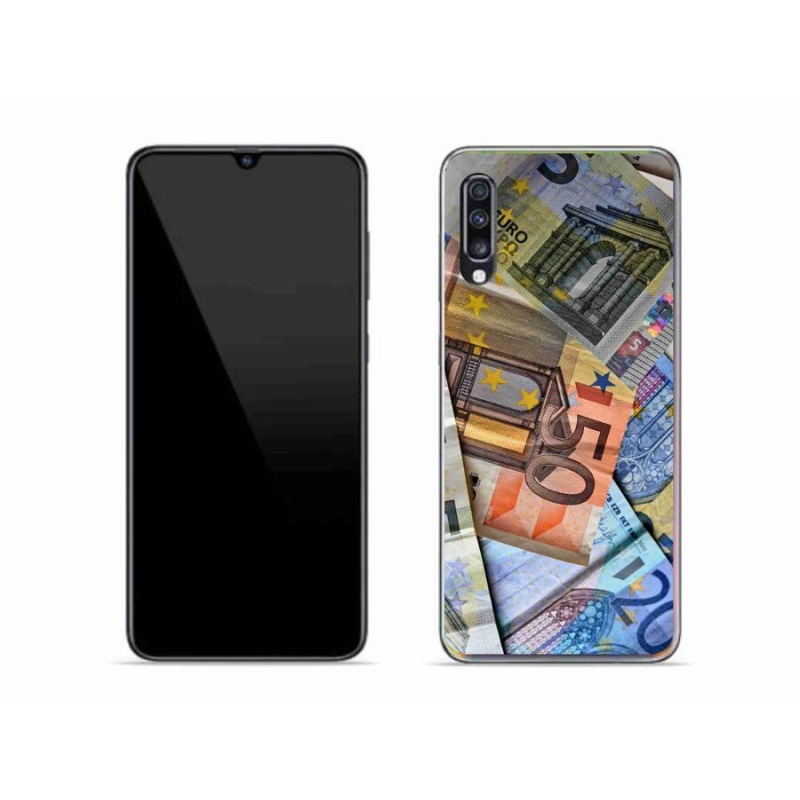 Gelový kryt mmCase na mobil Samsung Galaxy A70 - euro