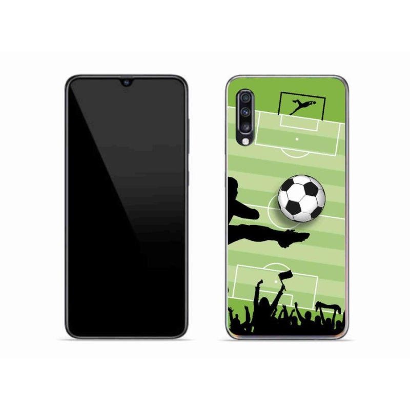 Gelový kryt mmCase na mobil Samsung Galaxy A70 - fotbal 3