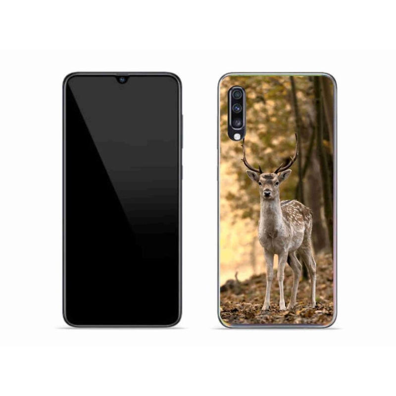 Gelový kryt mmCase na mobil Samsung Galaxy A70 - jelen sika