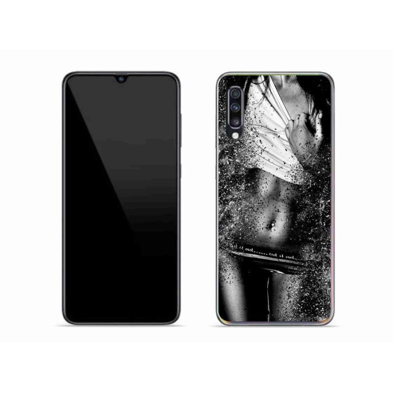 Gelový kryt mmCase na mobil Samsung Galaxy A70 - sexy žena 1