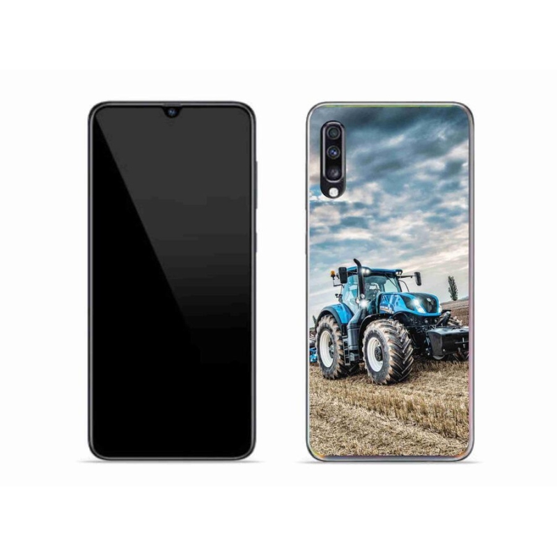Gelový kryt mmCase na mobil Samsung Galaxy A70 - traktor 2