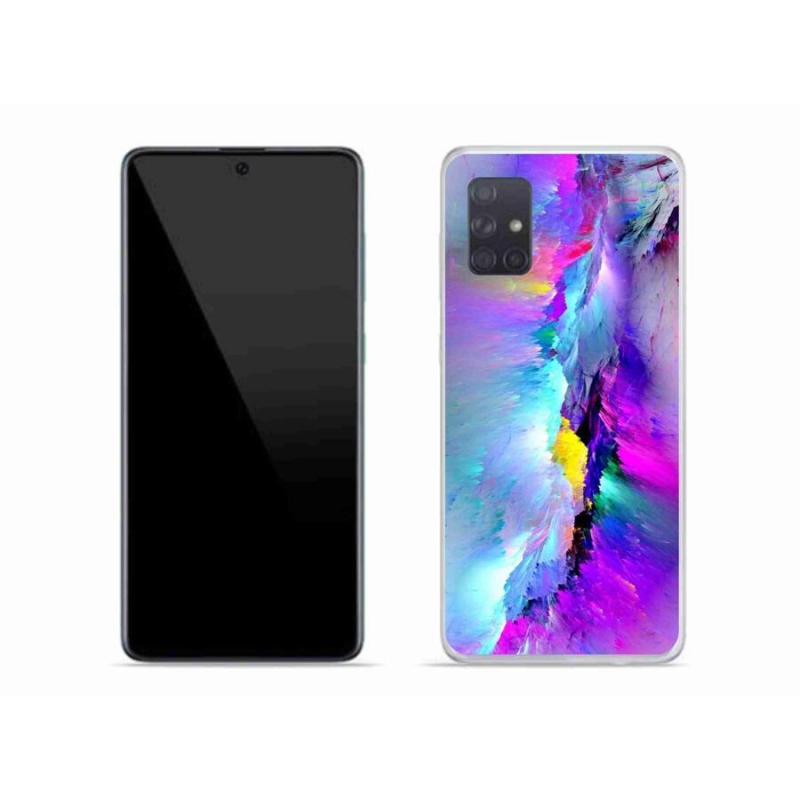 Gelový kryt mmCase na mobil Samsung Galaxy A71 - abstrakt