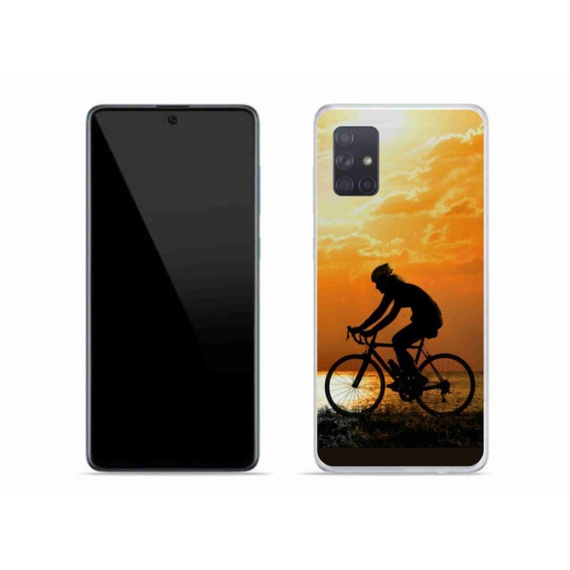 Gelový kryt mmCase na mobil Samsung Galaxy A71 - cyklovýlet