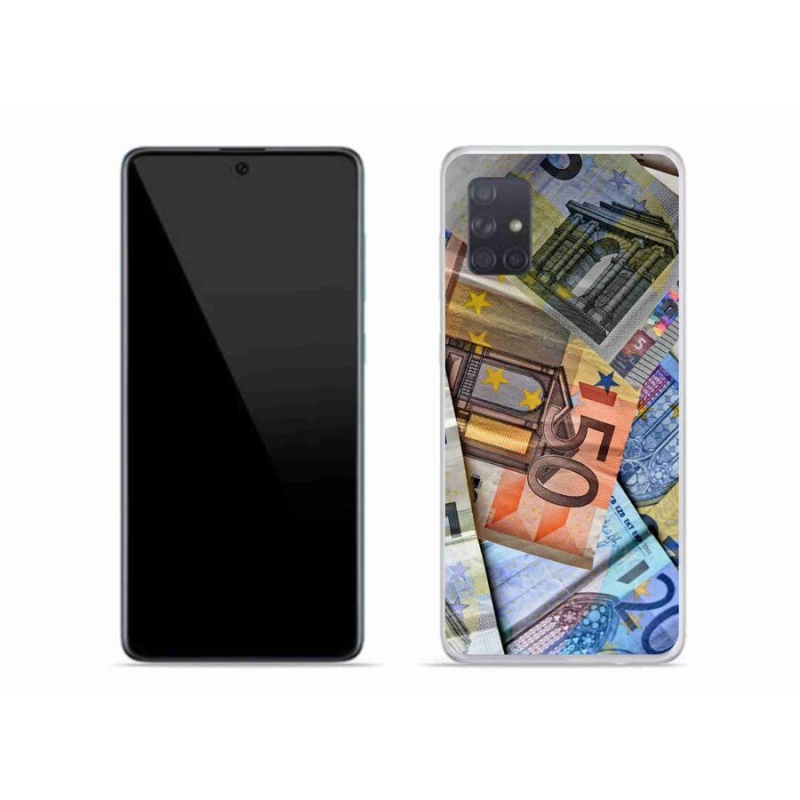 Gelový kryt mmCase na mobil Samsung Galaxy A71 - euro
