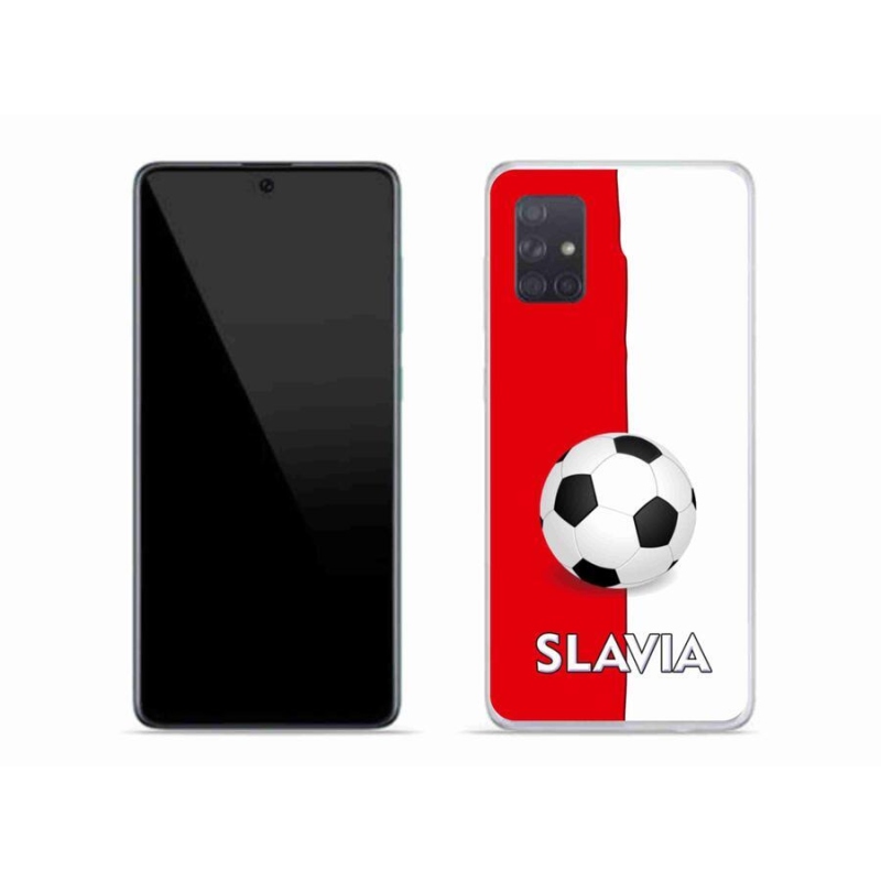 Gelový kryt mmCase na mobil Samsung Galaxy A71 - fotbal 2