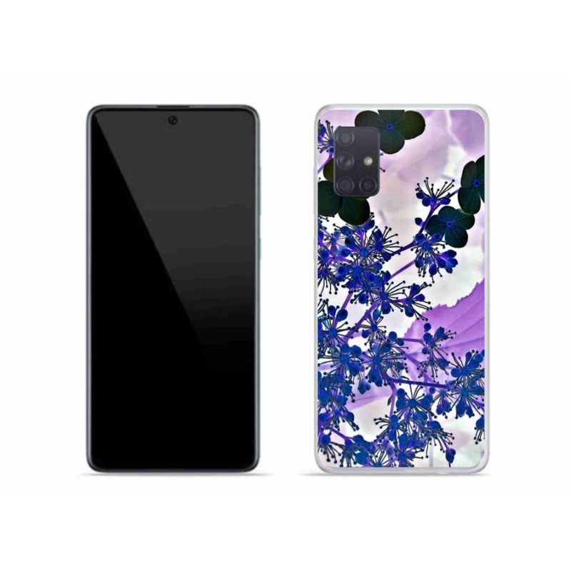 Gelový kryt mmCase na mobil Samsung Galaxy A71 - květ hortenzie