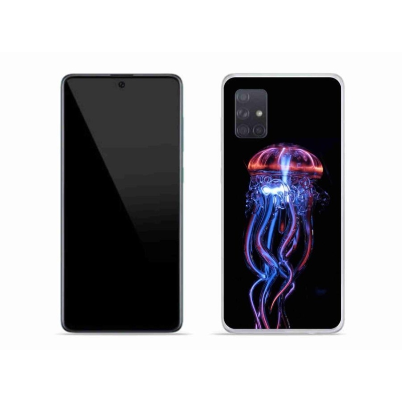 Gelový kryt mmCase na mobil Samsung Galaxy A71 - medúza