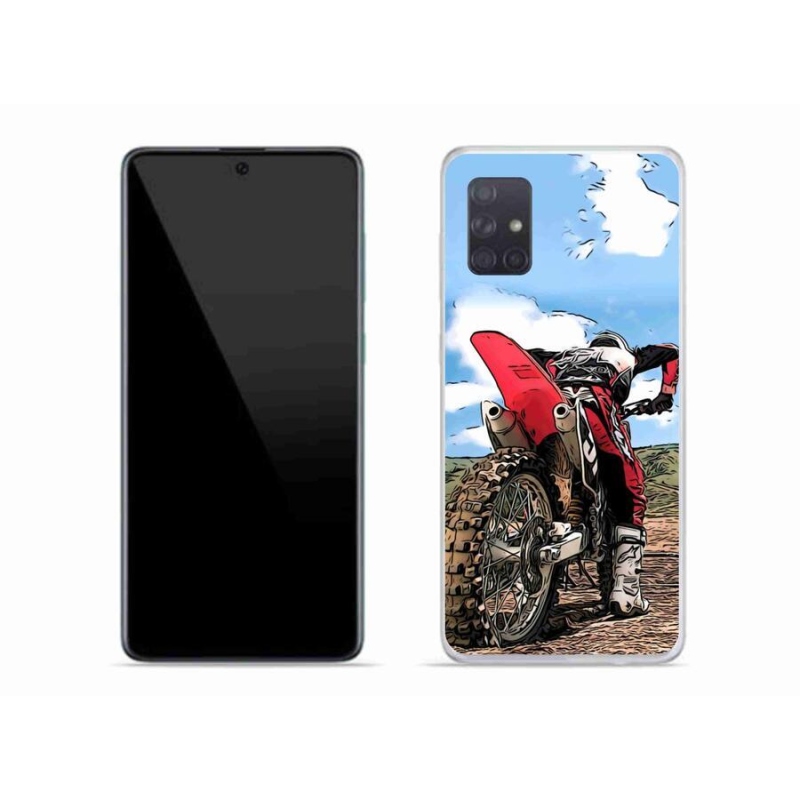 Gelový kryt mmCase na mobil Samsung Galaxy A71 - moto