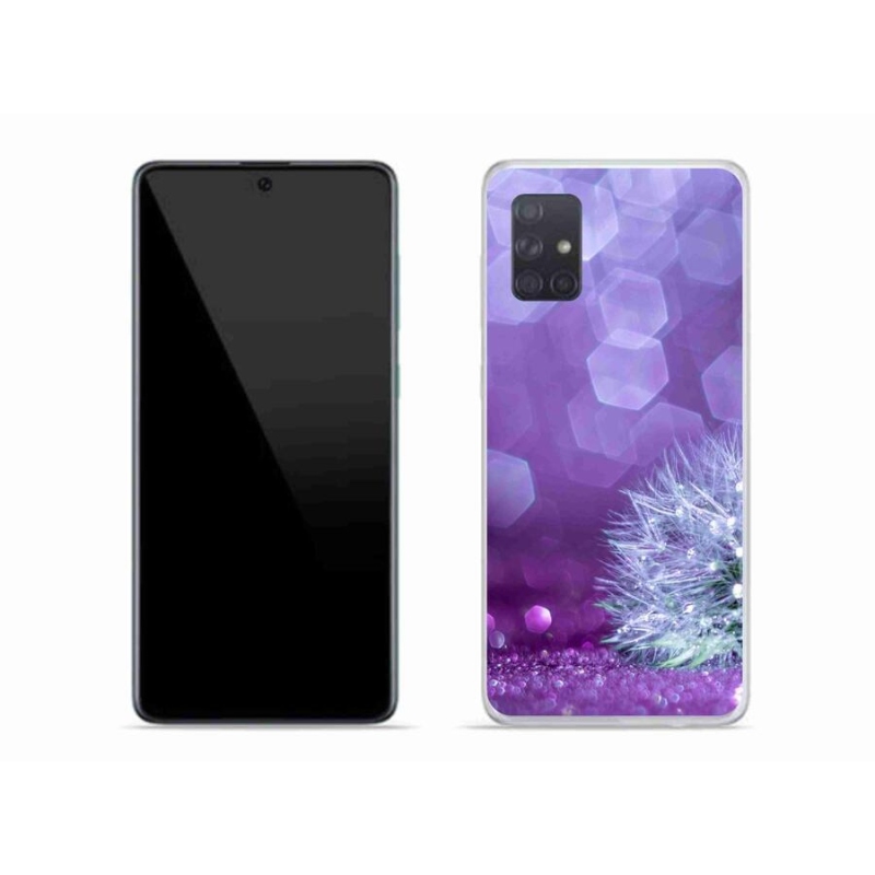 Gelový kryt mmCase na mobil Samsung Galaxy A71 - odkvetlá pampeliška 2