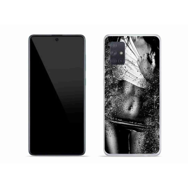 Gelový kryt mmCase na mobil Samsung Galaxy A71 - sexy žena 1