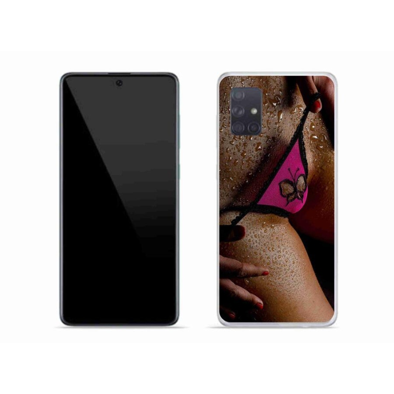 Gelový kryt mmCase na mobil Samsung Galaxy A71 - sexy žena