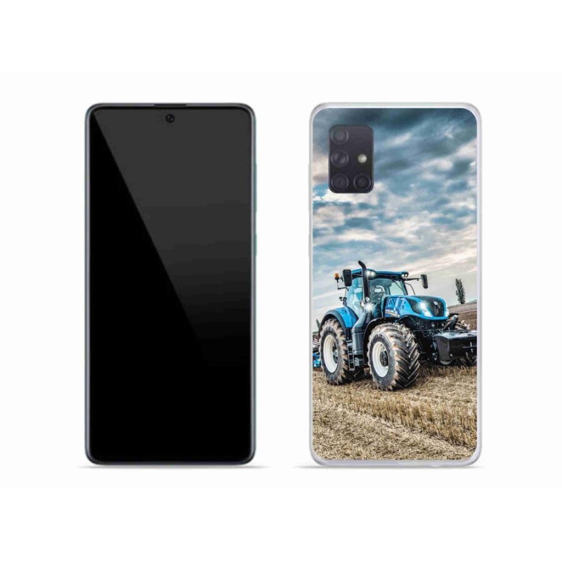 Gelový kryt mmCase na mobil Samsung Galaxy A71 - traktor 2