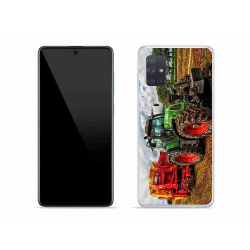 Gelový kryt mmCase na mobil Samsung Galaxy A71 - traktor 4