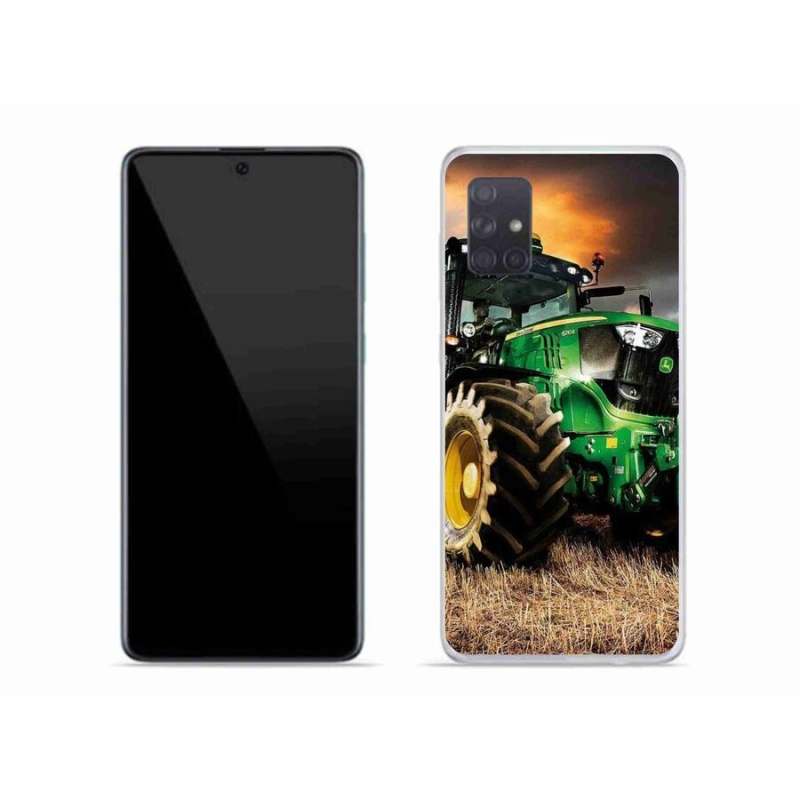 Gelový kryt mmCase na mobil Samsung Galaxy A71 - traktor