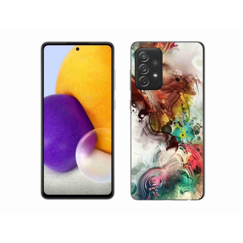 Gelový kryt mmCase na mobil Samsung Galaxy A72/A72 5G - abstrakt 1