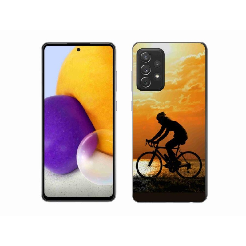 Gelový kryt mmCase na mobil Samsung Galaxy A72/A72 5G - cyklovýlet