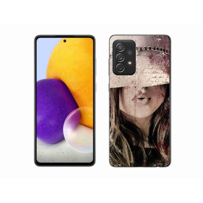 Gelový kryt mmCase na mobil Samsung Galaxy A72/A72 5G - dívka