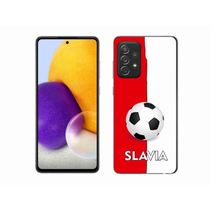 Gelový kryt mmCase na mobil Samsung Galaxy A72/A72 5G - fotbal 2