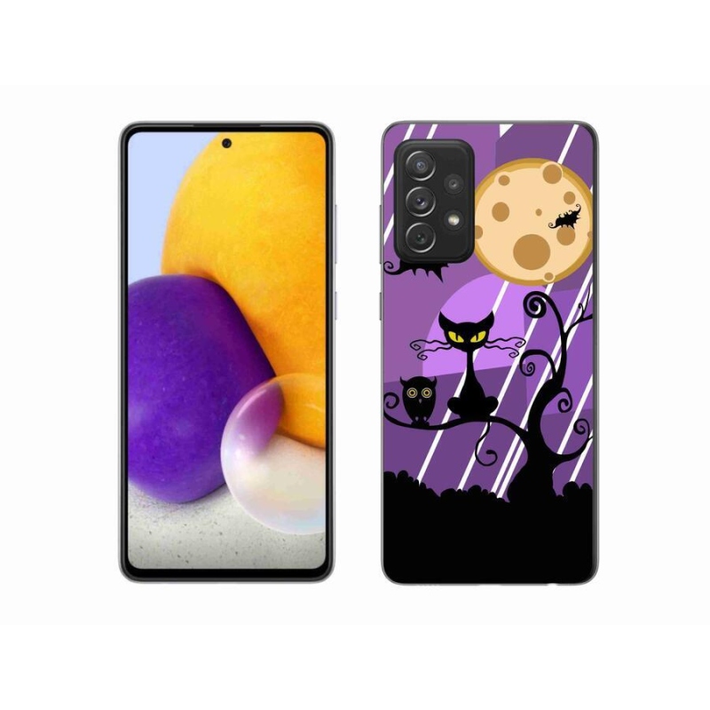 Gelový kryt mmCase na mobil Samsung Galaxy A72/A72 5G - halloween