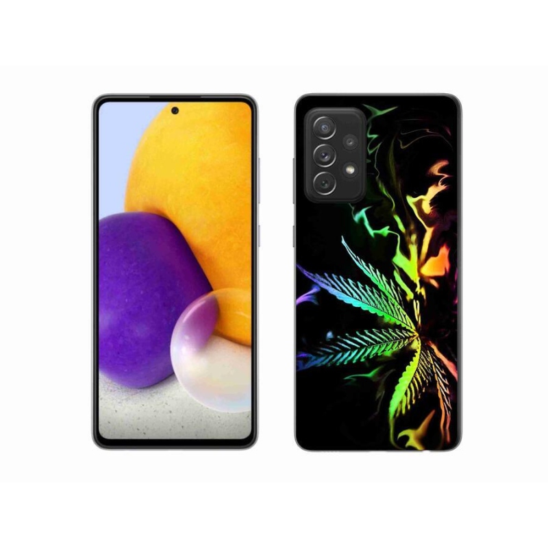 Gelový kryt mmCase na mobil Samsung Galaxy A72/A72 5G - konopí 2