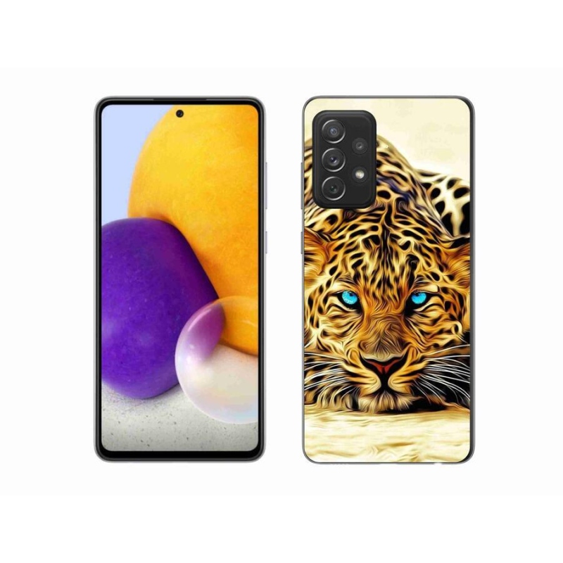 Gelový kryt mmCase na mobil Samsung Galaxy A72/A72 5G - kreslený tygr