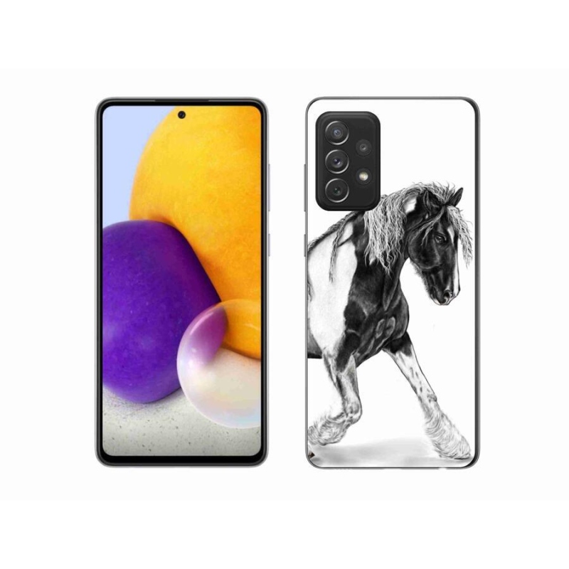 Gelový kryt mmCase na mobil Samsung Galaxy A72/A72 5G - kůň