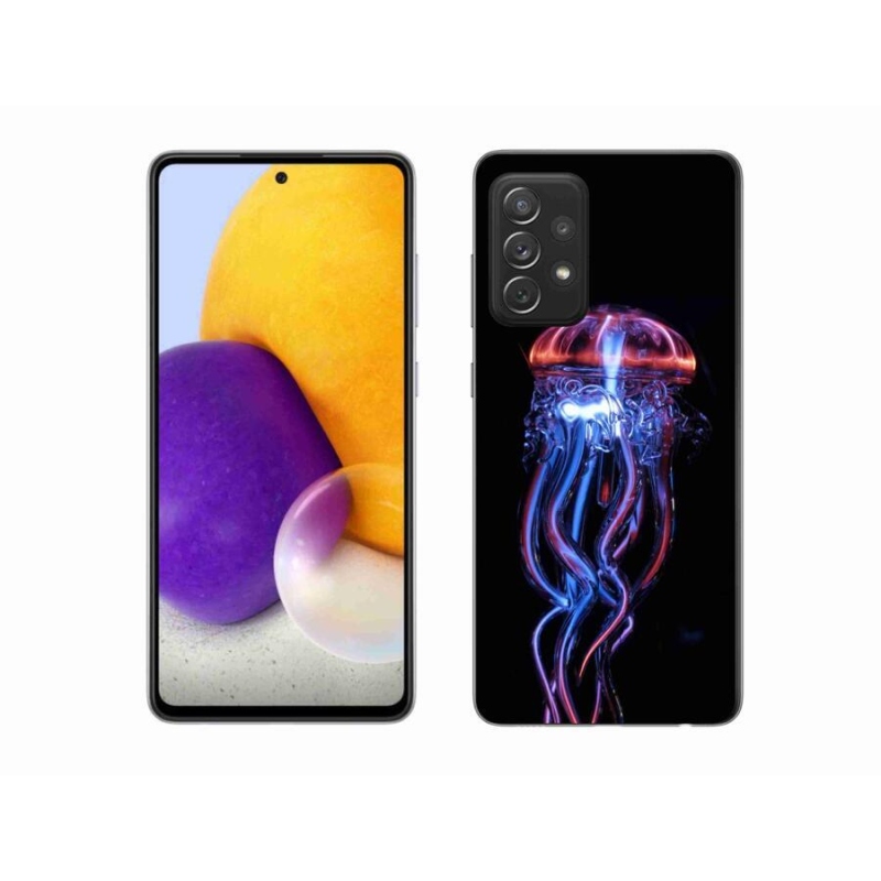 Gelový kryt mmCase na mobil Samsung Galaxy A72/A72 5G - medúza